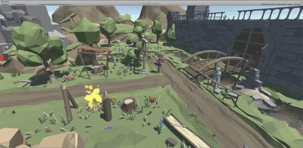 LowPoly RPG Low poly, Blender, Unity, RPG, Гифка