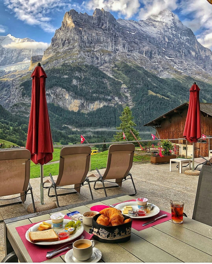 Breakfast in Switzerland - Nature, beauty of nature, Breakfast, Switzerland