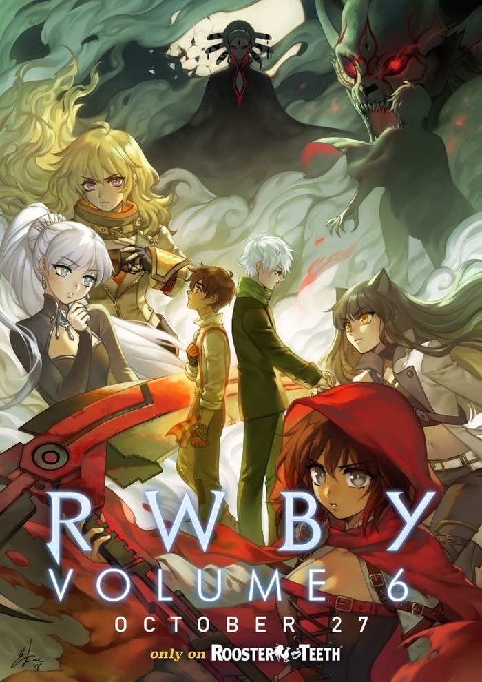Official poster for the new season. - RWBY, Ruby rose, Yang xiao long, Blake belladonna, Weiss schnee, Ozpin, 