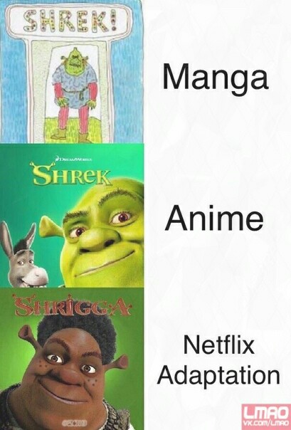 Best Shrek - Shrek, Netflix, Manga