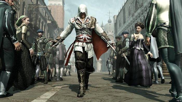 Dedicated to Ezio Auditore... - My, Assassins Creed 2, Mat, , Computer games, Longpost