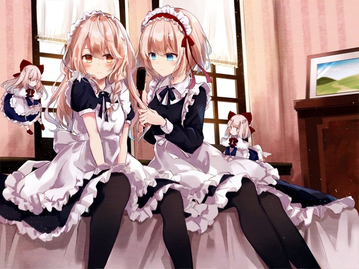 Maids - Anime art, Anime, Art, Touhou, Kisaragi Yuri