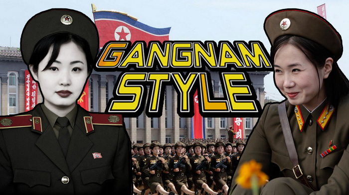 If Gangnam Style was filmed in North Korea - My, Gangnam style, Psy, North Korea, Корея, Music, Video, Parody, Girls, Gorgeous