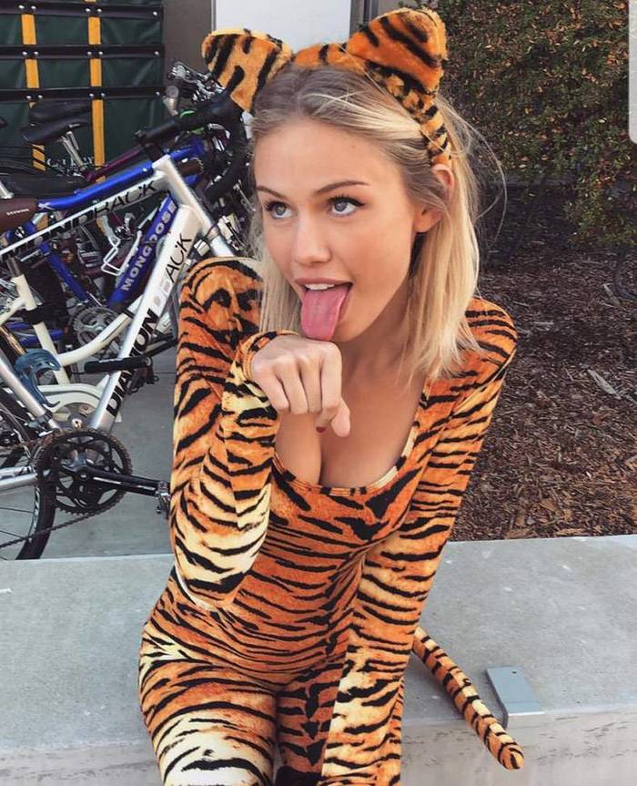 Tiger - , Beautiful girl, Tiger