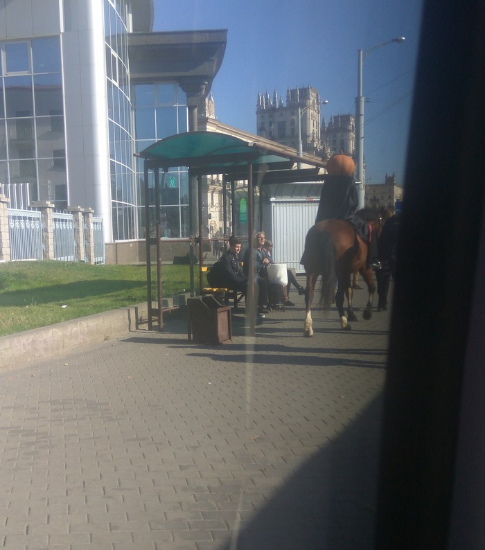 Preparing for Halloween - Railway station, My, Minsk