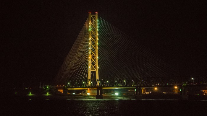 Bridge - My, Surgut, Ob, KhMAO, Nikon