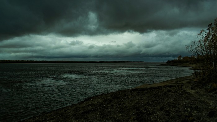 Mainly cloudy - My, River, Ob, Surgut, Mainly cloudy, Nikon