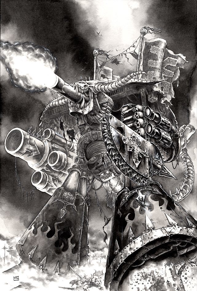 A selection of cool old art - Warhammer 40k, Old warhammer, Chaos space marines, Adeptus Astartes, Wh Art, Longpost