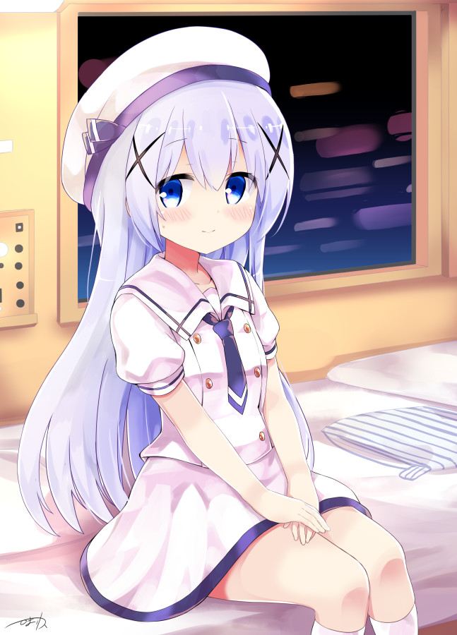 Chino Kafuu - Anime Art, Chino Kafuu, Is the Order a rabbit?, Kafuu chino, Gochuumon wa usagi desu ka?, Loli