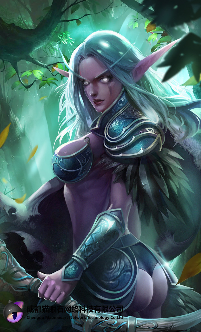 Night elf archer by mao mao