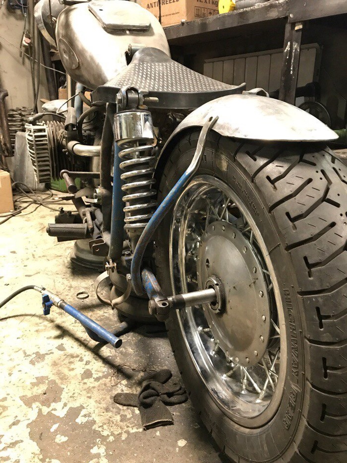 Bobber Mason continued... - My, Moto, the USSR, With your own hands, Tuning, Custom, Bobber, K-750, Video, Longpost, Customization