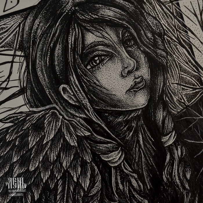 -   3 , Dotwork, , , , ,  , 