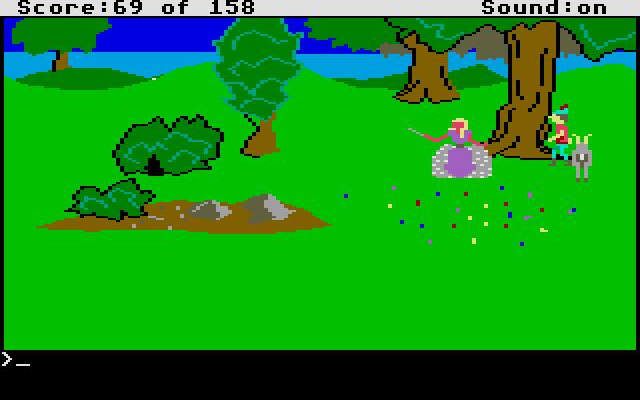 King's Quest - 1985, Квест, Прохождение, Sierra, Компьютерные игры, Ретро-Игры, Видео, Длиннопост