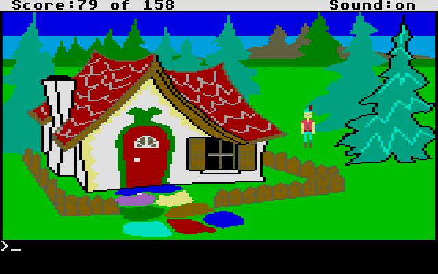 King's Quest - 1985, Квест, Прохождение, Sierra, Компьютерные игры, Ретро-Игры, Видео, Длиннопост