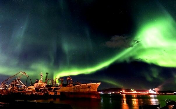 Polar lights in Murmansk - Murmansk, Kola Peninsula, Longpost, The photo, Polar Lights