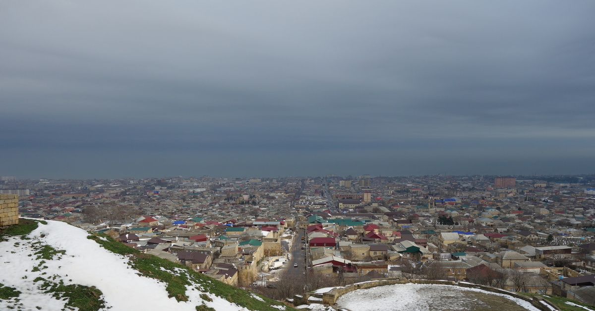 Зима в дербенте фото