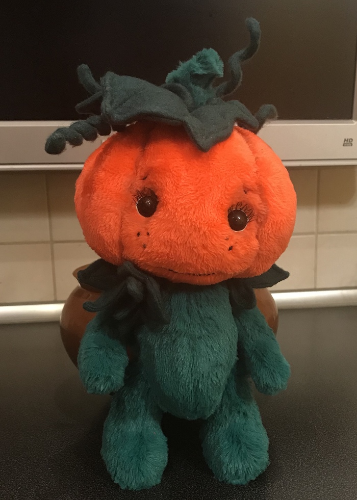Tykovkin family. Ready for Halloween - My, Halloween pumpkin, Toys, Author's toy, Needlework, With your own hands, Longpost