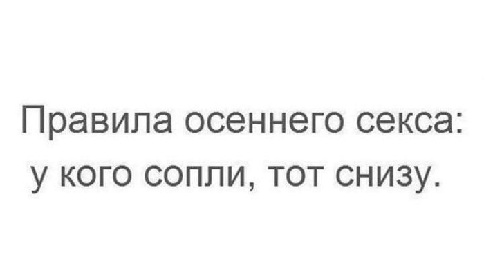 Золотое правило осени. - Картинка с текстом, Правила, Действительно