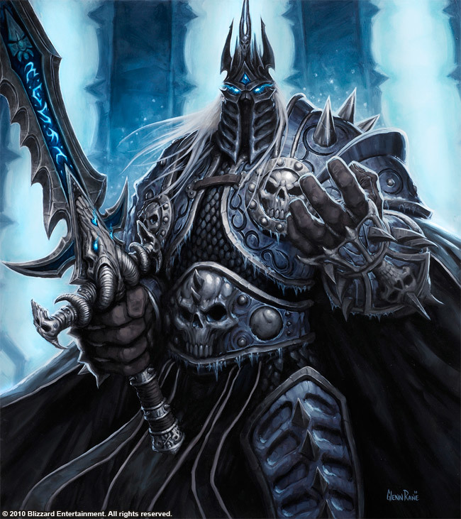 Lich King - Моё, Hearthstone, Warcraft, World of Warcraft, Blizzard, Старые игры и мемы