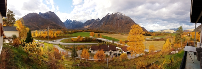 beauty - My, Autumn, beauty, Norway, Панорама