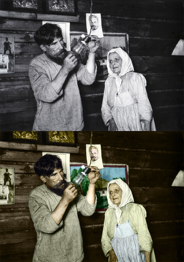 Colorization - My, Colorization, Photoshop as best as I can, Coloring, Lyubov Orlova, I share, Photoshop master, Longpost