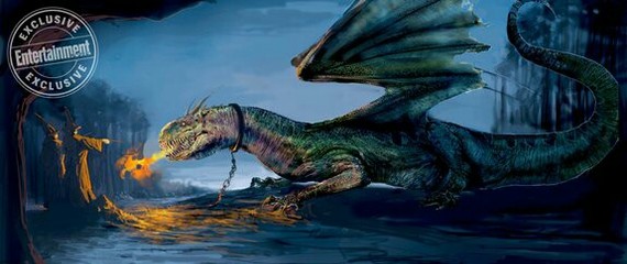 Harry Potter concept art: Humans and dragons that didn't make it into the movie - Harry Potter, Movies, Concept Art, Interesting, Longpost