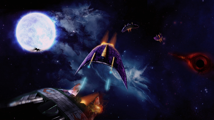 Babylon 5. Trying 3D - My, , Collage, Space, Fantasy, Science fiction, Serials