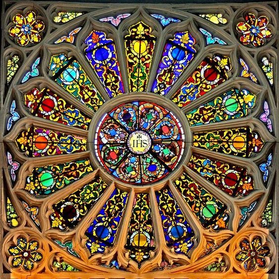 Just beautiful stained glass windows for a gray autumn day - Stained glass, beauty, From the network, Longpost, Glass