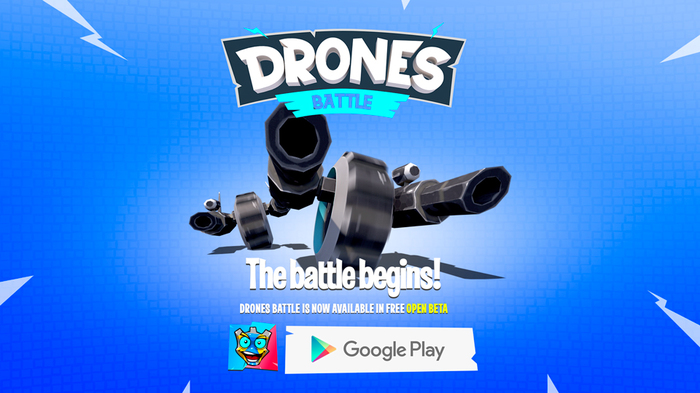 There is a game, but no players :) - My, Gamedev, Google play, Android, Telephone, Инди, Drone, Battle