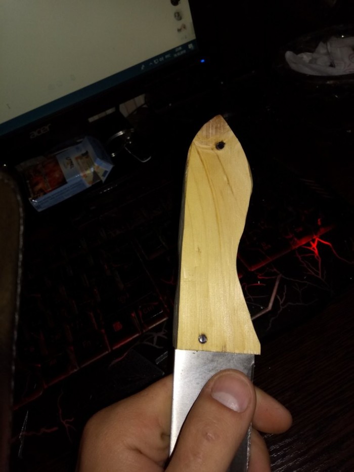 Процесс создания новых ручек для кухонных ножей. Кухонные ножи, Ножи ручной работы, Нож, Diy Or Die, Своими руками, Длиннопост