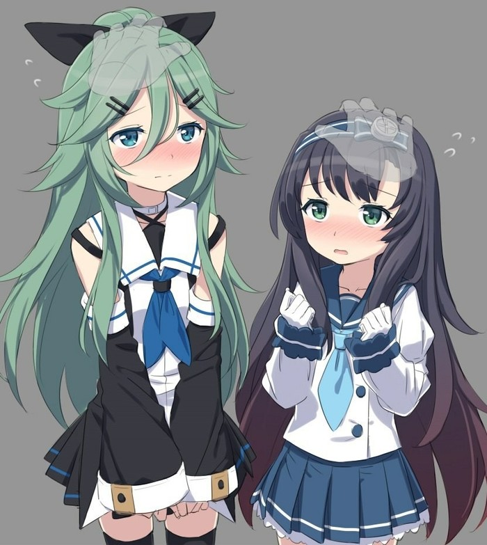 Anime art - Anime, Anime art, Kantai collection, Yamakaze, Matsuwa