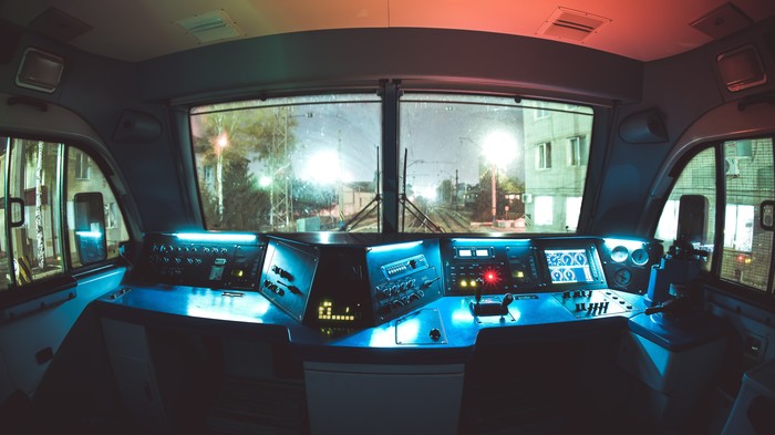 In the cab of the electric locomotive VL11 m/6 - My, Vl11, Electric locomotive, Locomotive, Railway, Ukrzaliznytsia, , The photo, , Depot, Cabin