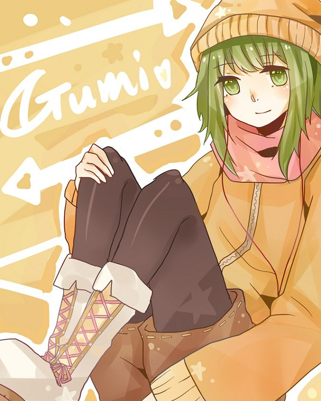 Холодает - Аниме, Не аниме, Vocaloid, Gumi Megpoid, Anime Art