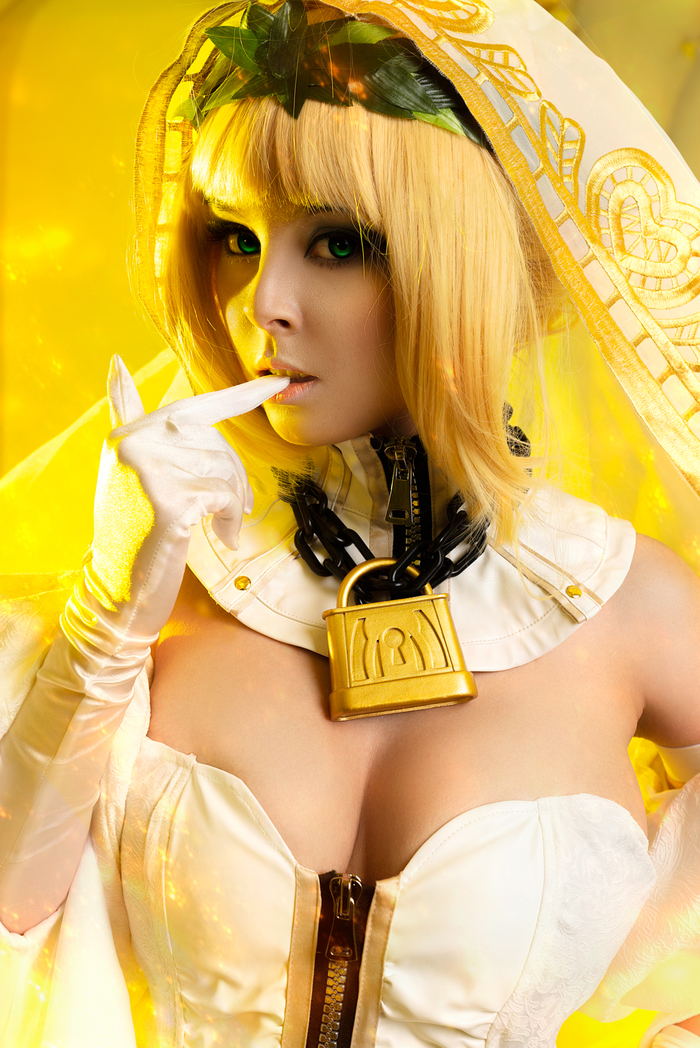 Saber Bride! - Fate grand order, Anime, Cosplay, Girls, Games, Disharmonica, Longpost