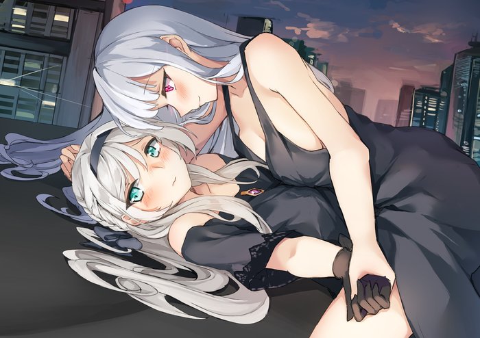 AK-12 & AN-94 - Anime art, Girls frontline, Ak-12, AN-94