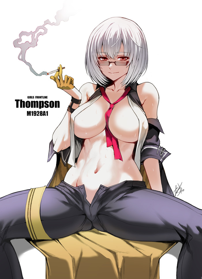 Thompson - Anime Art, Girls Frontline, Thompson