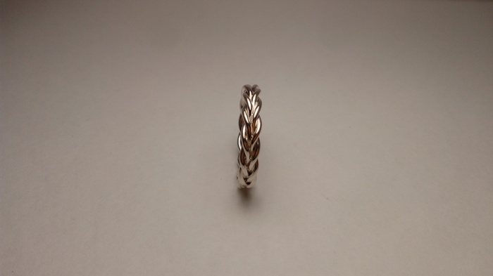 Ring in the form of a pigtail. - My, Jewelry, Ring, Longpost