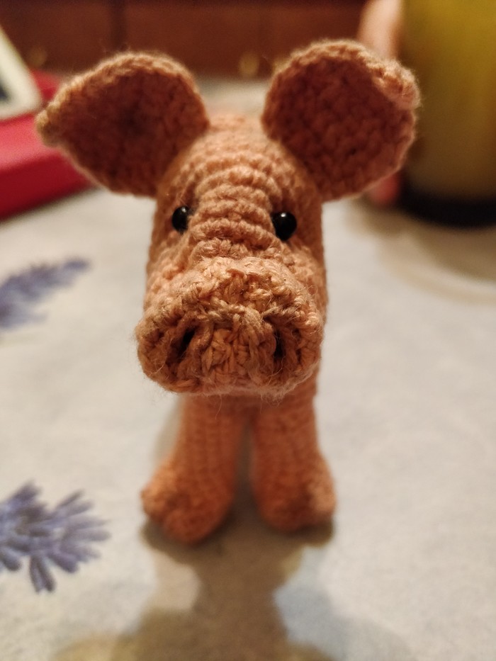 Piglet - Crochet, With your own hands, Amigurumi, Needlework, Knitted toys, Piglets, Longpost