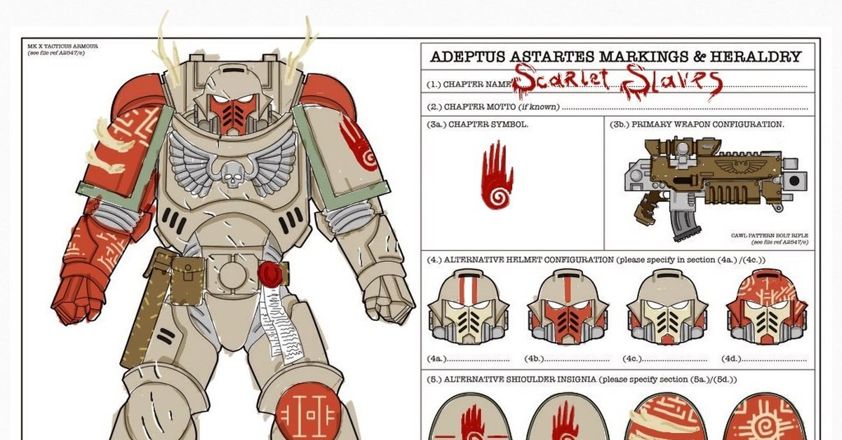 Все ордена космодесанта warhammer 40000 схемы