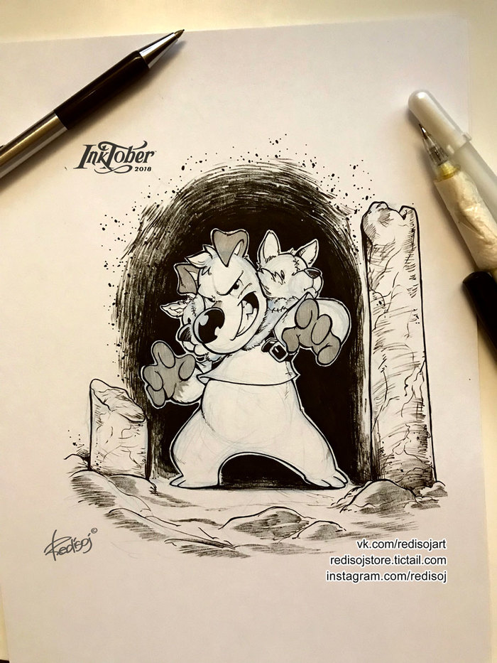 InkTober 2018 22 Redisoj, Inktober, Inktober2018, , , , , 