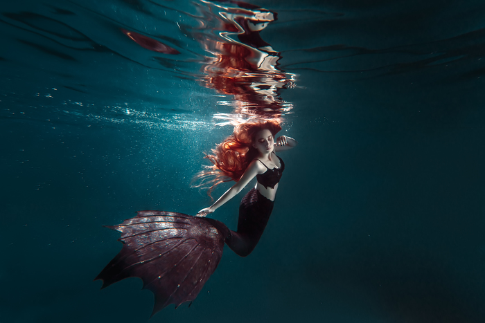 What is it like to be a mermaid? - My, Underwater photography, The photo, PHOTOSESSION, Mermaid, Cosplay, Tail, Longpost, the little Mermaid