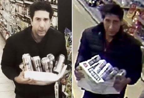 Ross from Friends was suspected of stealing beer - Friends, David Schwimmer, , Interesting, Alcohol, Theft, Suspicious