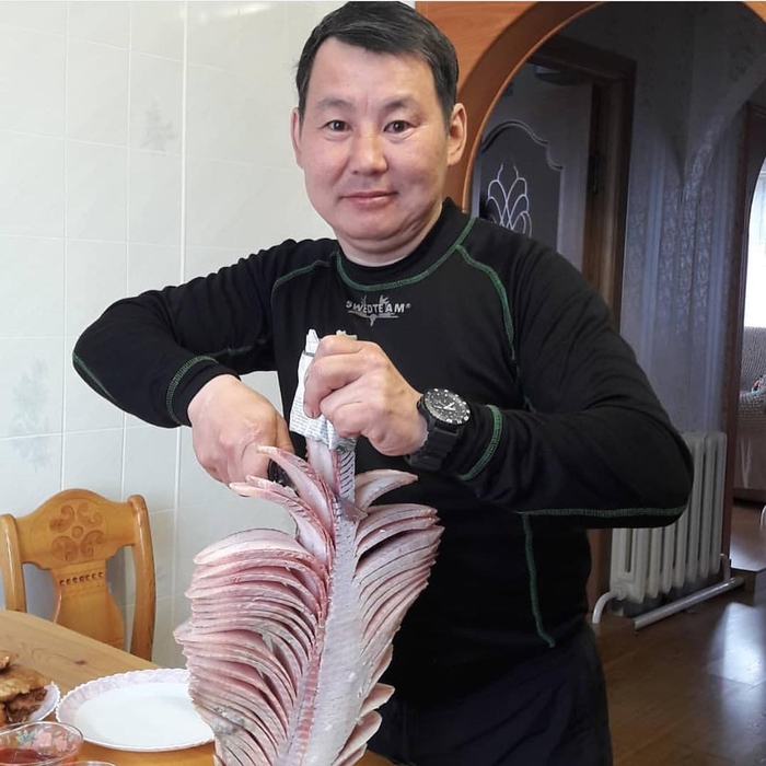 "Строганина по-якутски"