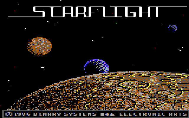 Starflight. Часть 1. - 1986, Прохождение, Игры для DOS, Ретро-Игры, Компьютерные игры, Космическая фантастика, Длиннопост