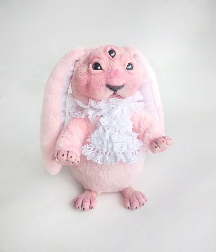 Unseen animal - My, Author's toy, Polymer clay, Needlework without process, Doll, Longpost