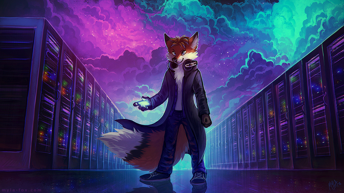 Hacker's Paradise - Furry, Art, Anthro, Mylafox