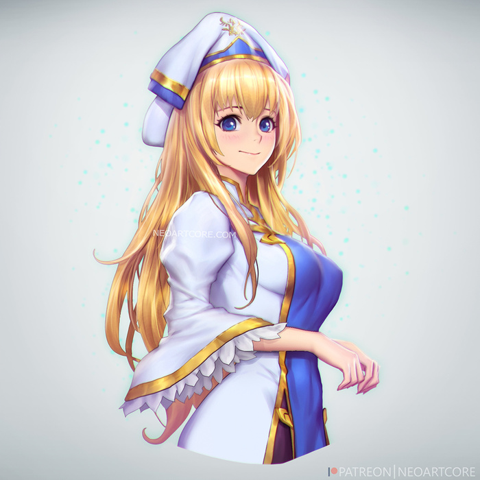 Priestess Art - Арт, Аниме, Anime Art, Neoartcore, Goblin Slayer, Priestess