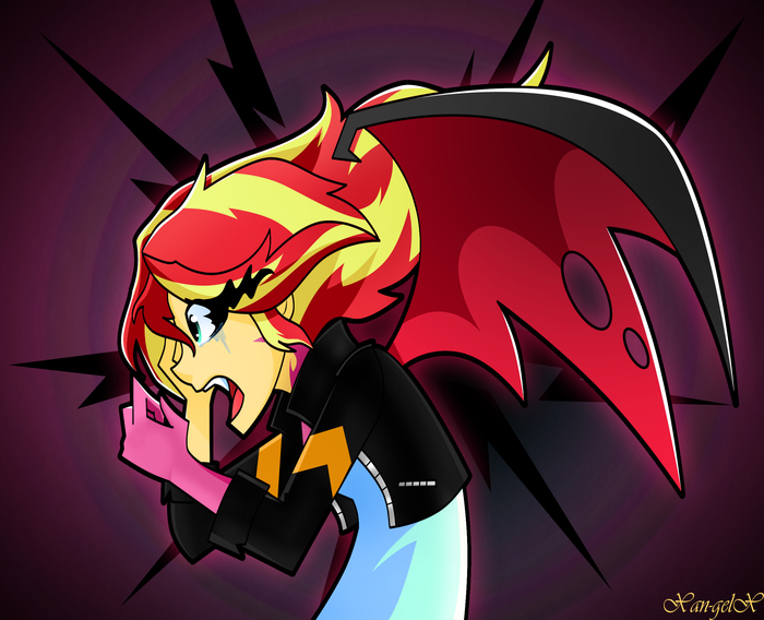 I'm no longer that monster - My Little Pony, Equestria Girls, Sunset Shimmer, Xan-Gelx