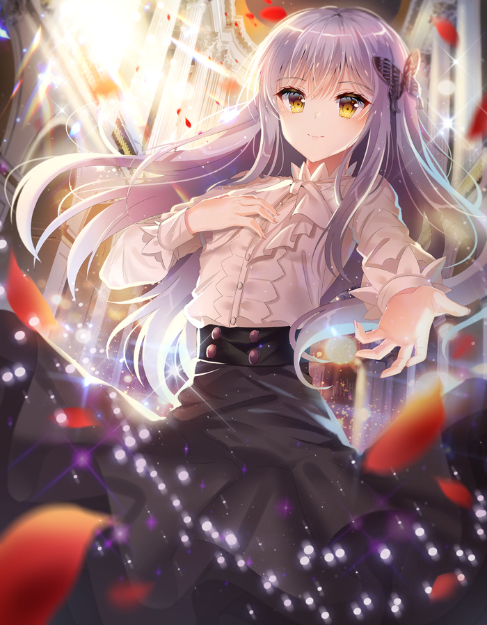 Anime art - Anime Art, Roselia, Bang Dream! Girls Band Party!, Yukina Minato