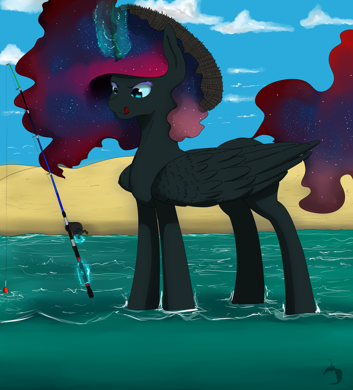 Fishing day! My Little Pony, Nightmare Moon, Ruanshi